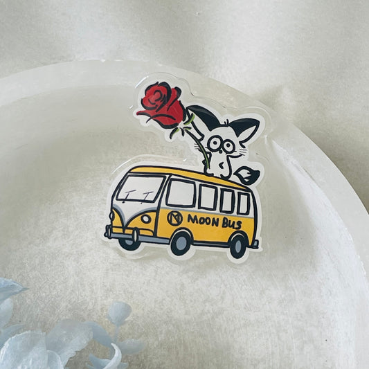 acrylic pin MoonBus